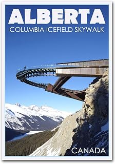 Canada, Columbia Ice Field Sky Walk Fridge Magnet Size 2.5" x 3.5" (p3792)