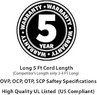 Vista 3 de Omnihil Cable de alimentación de CA compatible con Uber Appliance UB-CH1 Uber Chill Mini refrigerador