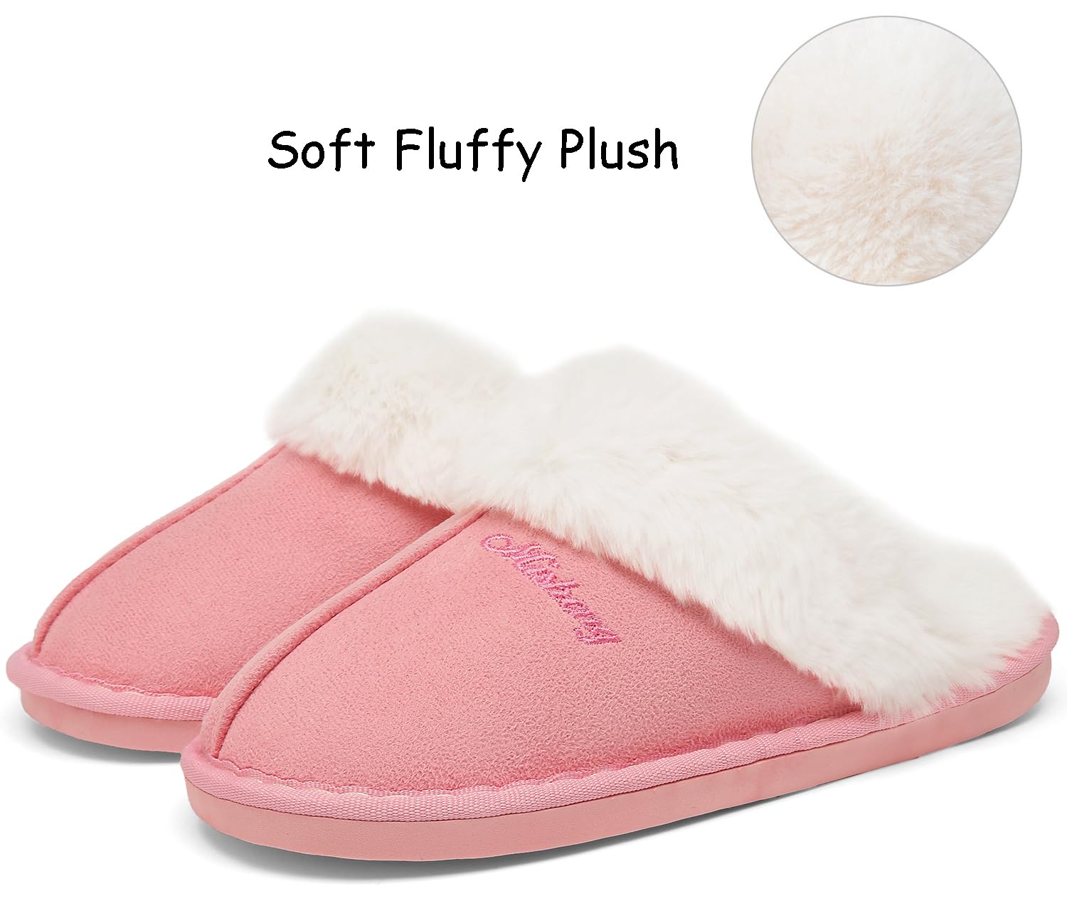 ChayChax Pantofole Donna Uomo Invernali Caldo Comode Ciabatte da Casa in Scamosciate Autunno Pavimento Antiscivolo Slipper Interne in Memory Foam