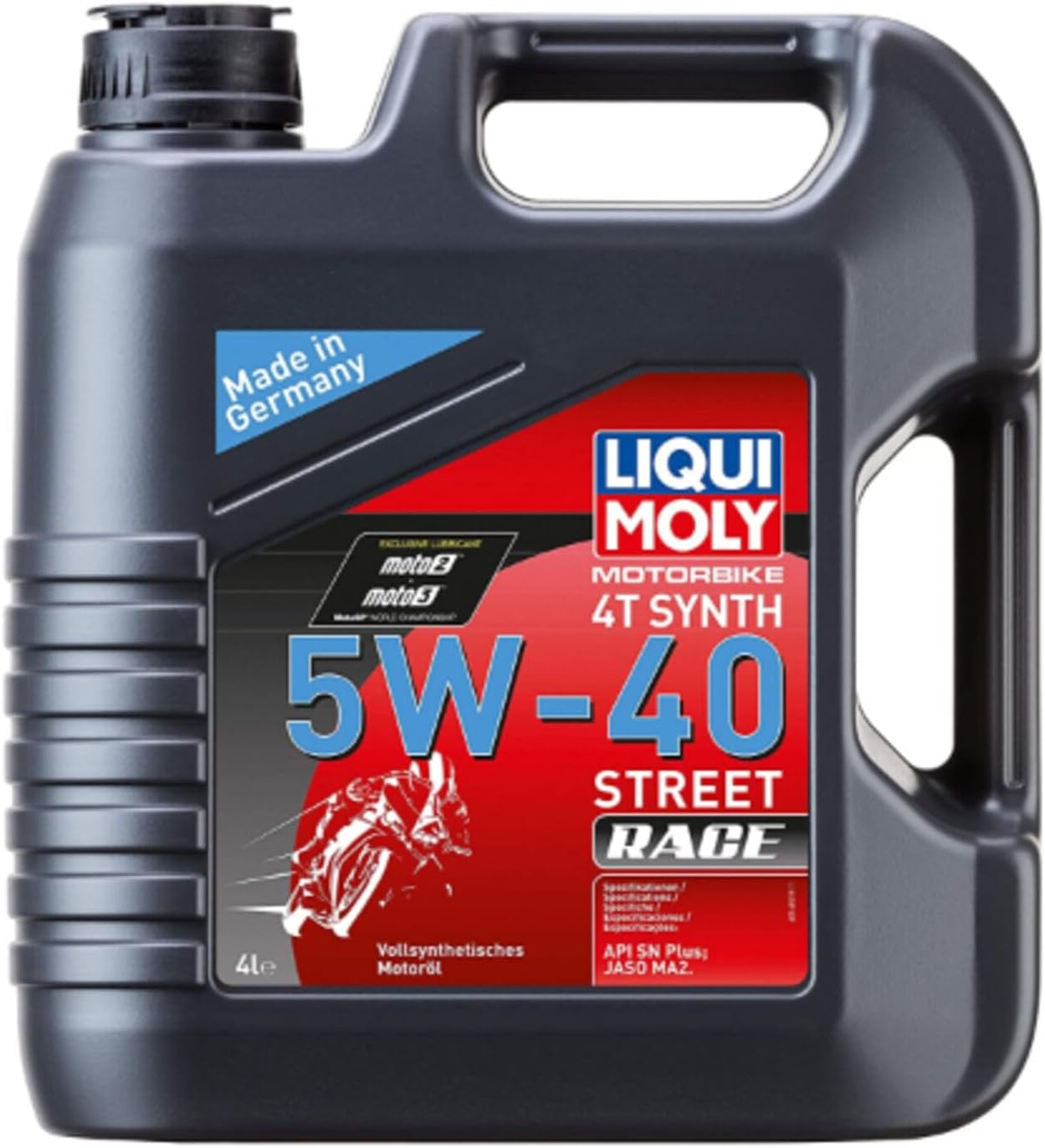 Liqui Moly Motorbike 4T Synth 5W-40 Street Race | Full Synthetic Motor Oil | 4 Liter | SKU: 20076