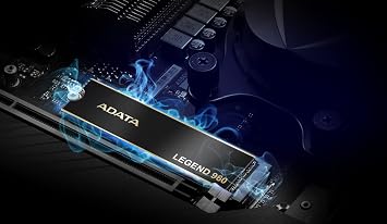 ADATA Legend 960 2TB PCIe Gen4 x4 NVMe 1.4 M.2 Internal Gaming SSD Up to 7,400 MB/s (ALEG-960-2TCS)