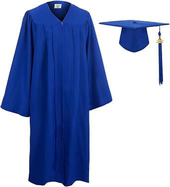 GradClassical Matte Graduation Cap and Gown 2026 Set for High School and College Bachelor