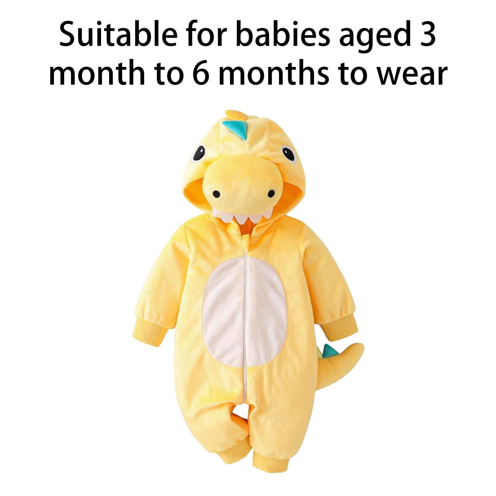 Costume Dinosauro Bambini con coda, traspirante, calda, realistica,