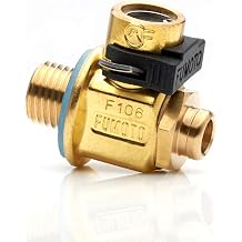 F133S with LC-10 S-Series Large Body FUMOTO Valve with Short Nipple and LC-10 Lever Clip for 12mm-1.25