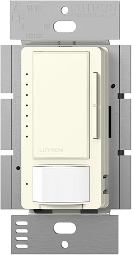 Vista 7 de Lutron Maestro LED+ Sensor de atenuación y vacío, un solo polo y multiubicación, MSCL-VP153M-BL, color negro