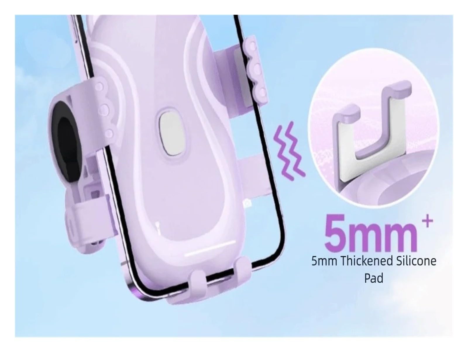 Clip de support téléphone, Compatible for universel, vélo, électrique