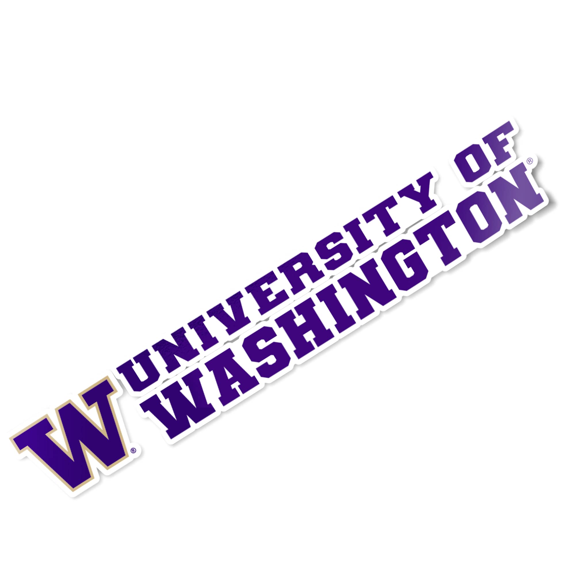 Pegatina Universidad de Washington de vinilo 20cm para personalizar tu ordenador