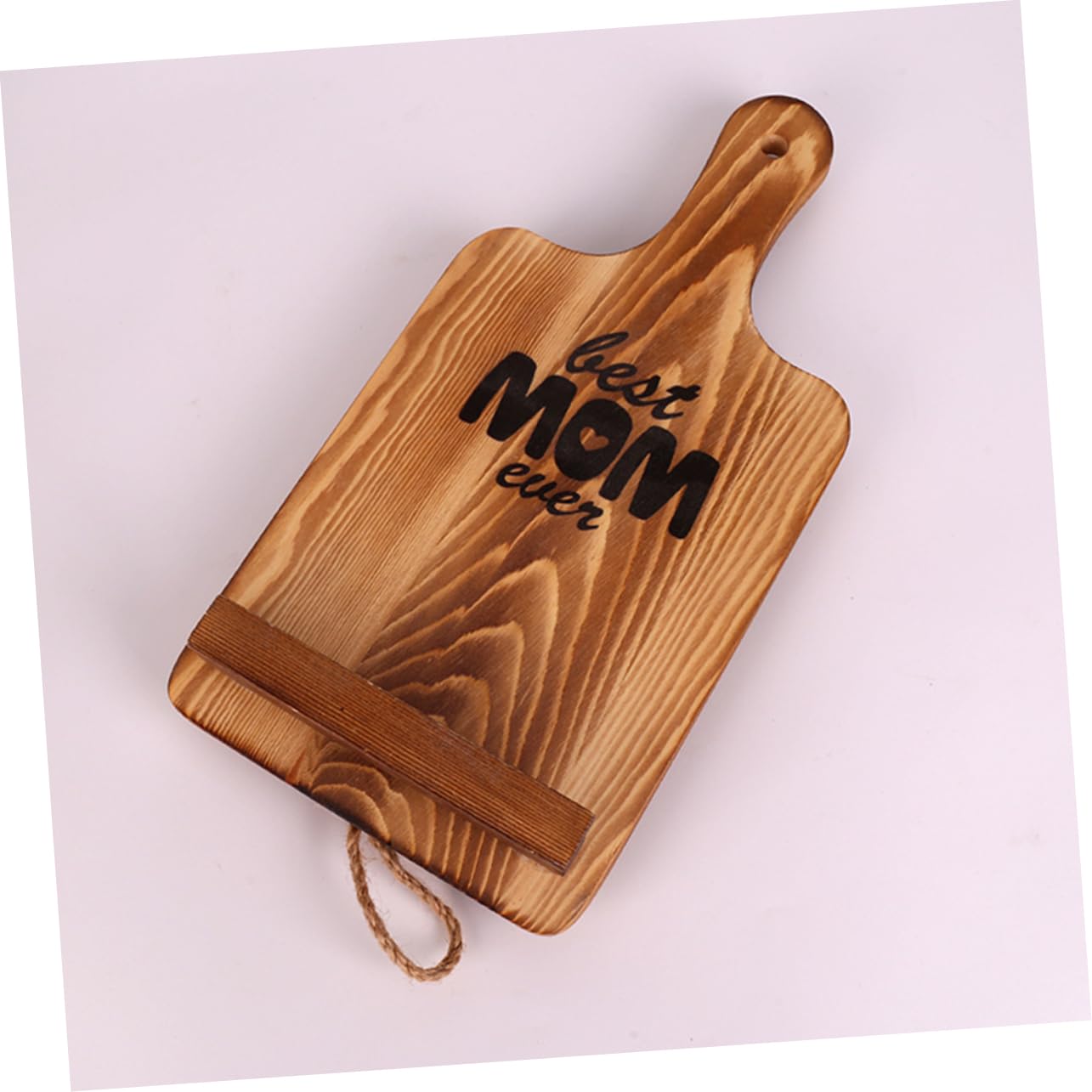 TOPBATHY 3St Rezepthalter Für Mama Küchenregale Mama Kochbücher Rezeptbuchständer bookend buchstützer wohnraumdeko Rezeptbuchhalter für zu Hause Halter für Rezeptbücher Kiefernholz