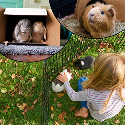 Image of BestPet | Foldable Dog Playpen | 42 Inch, 8 Panels | Metal Pet Exercise Pen | Indoor Outdoor Portable Dog Fence with Door | Removable, Rust-Resistant Secure Pet Kennel | Easy to Assemble
