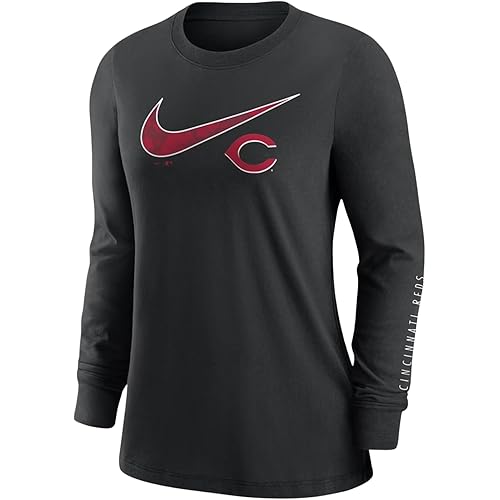 Nike Women's Cincinnati Reds Hit Long Sleeve T-Shirt