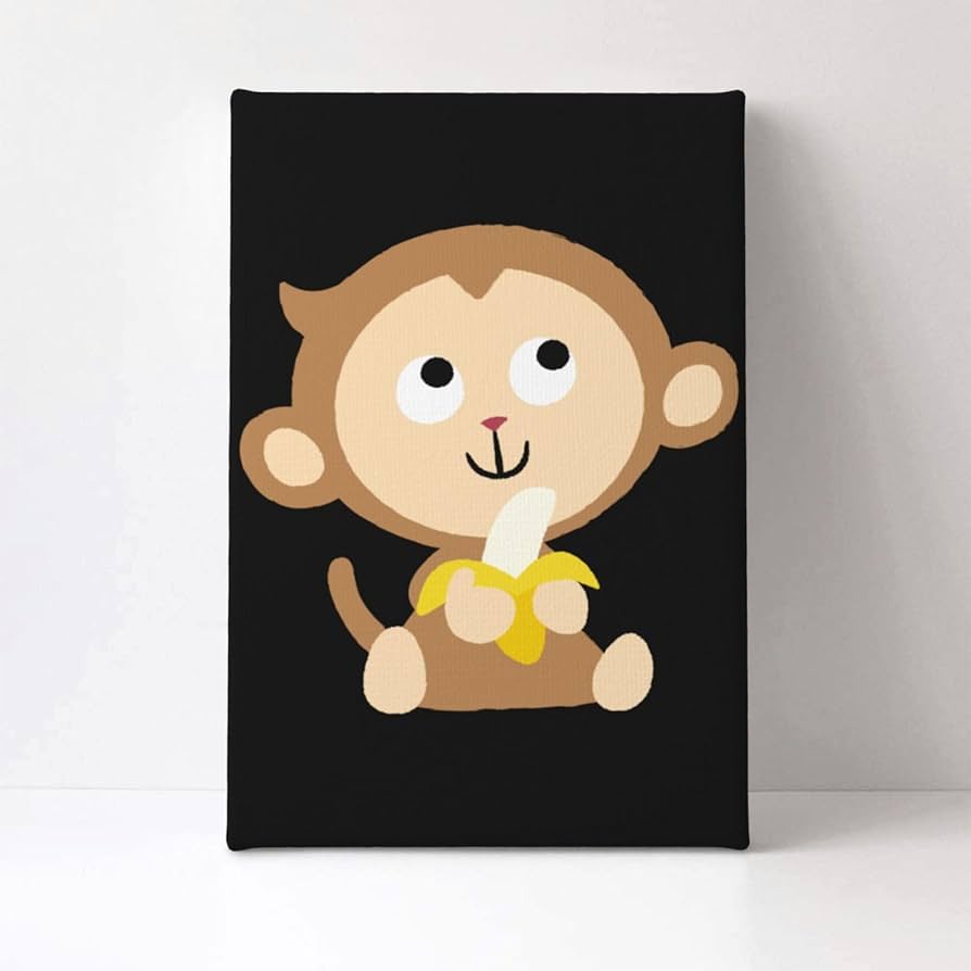 ラッパー 猿のキャラクターアートパネル ポスター 607mm×607mm