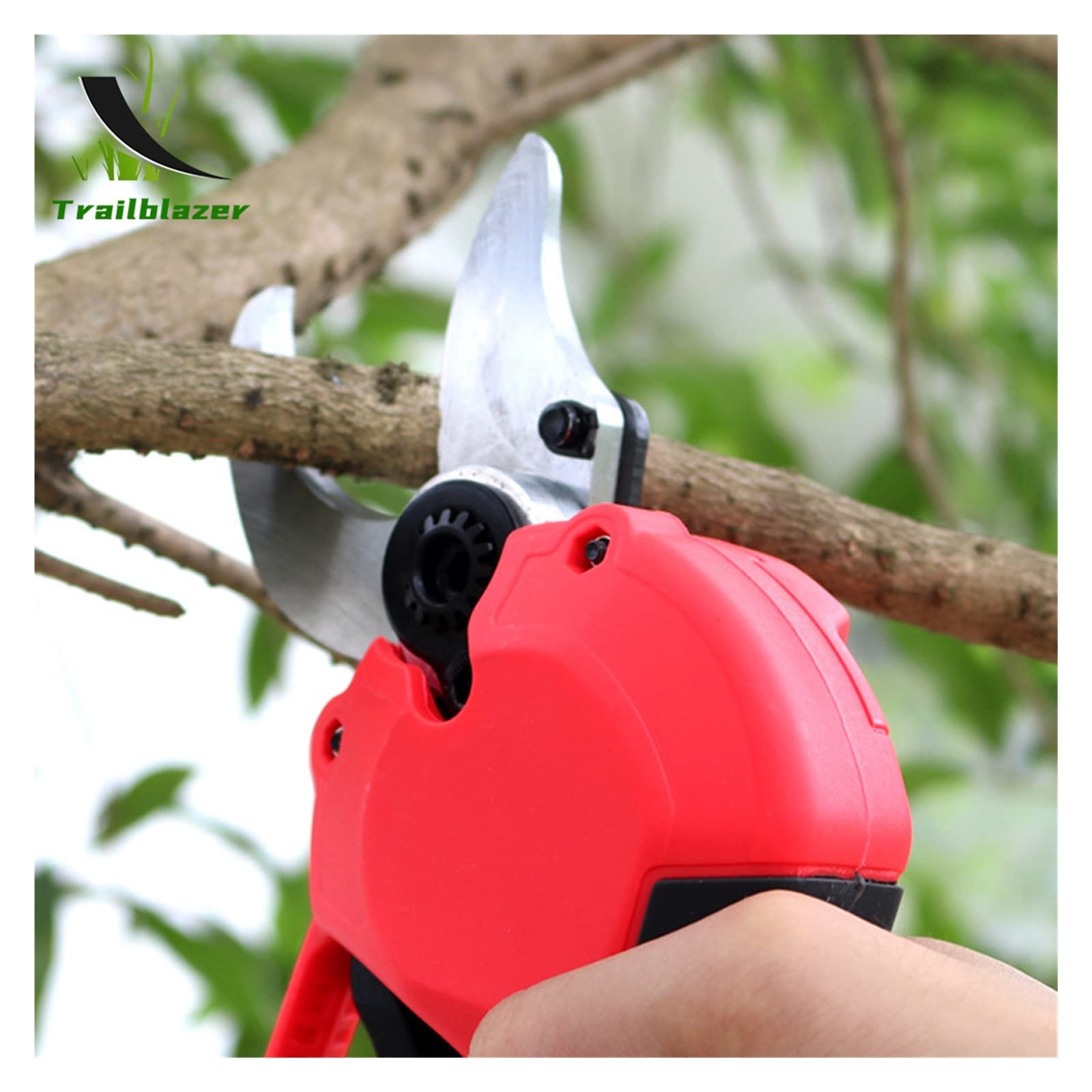 Tijeras de podar eléctricas Tijeras for Ramas de jardín, Tijeras eléctricas de Litio for Cortar árboles frutales, Ramas Tijeras eléctricas Profesionales (Size : 25mm 1 Battery)