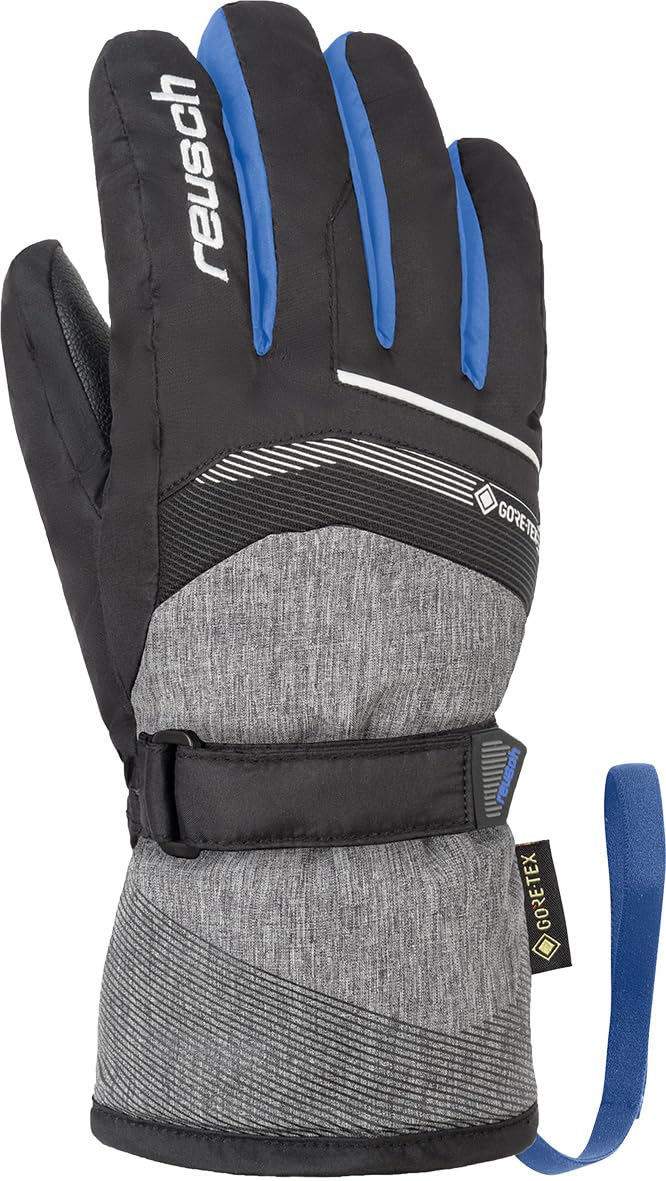 Reusch Rękawiczki dziecięce Bolt GTX Junior Blck/Blck Mel/Brill Blue 4