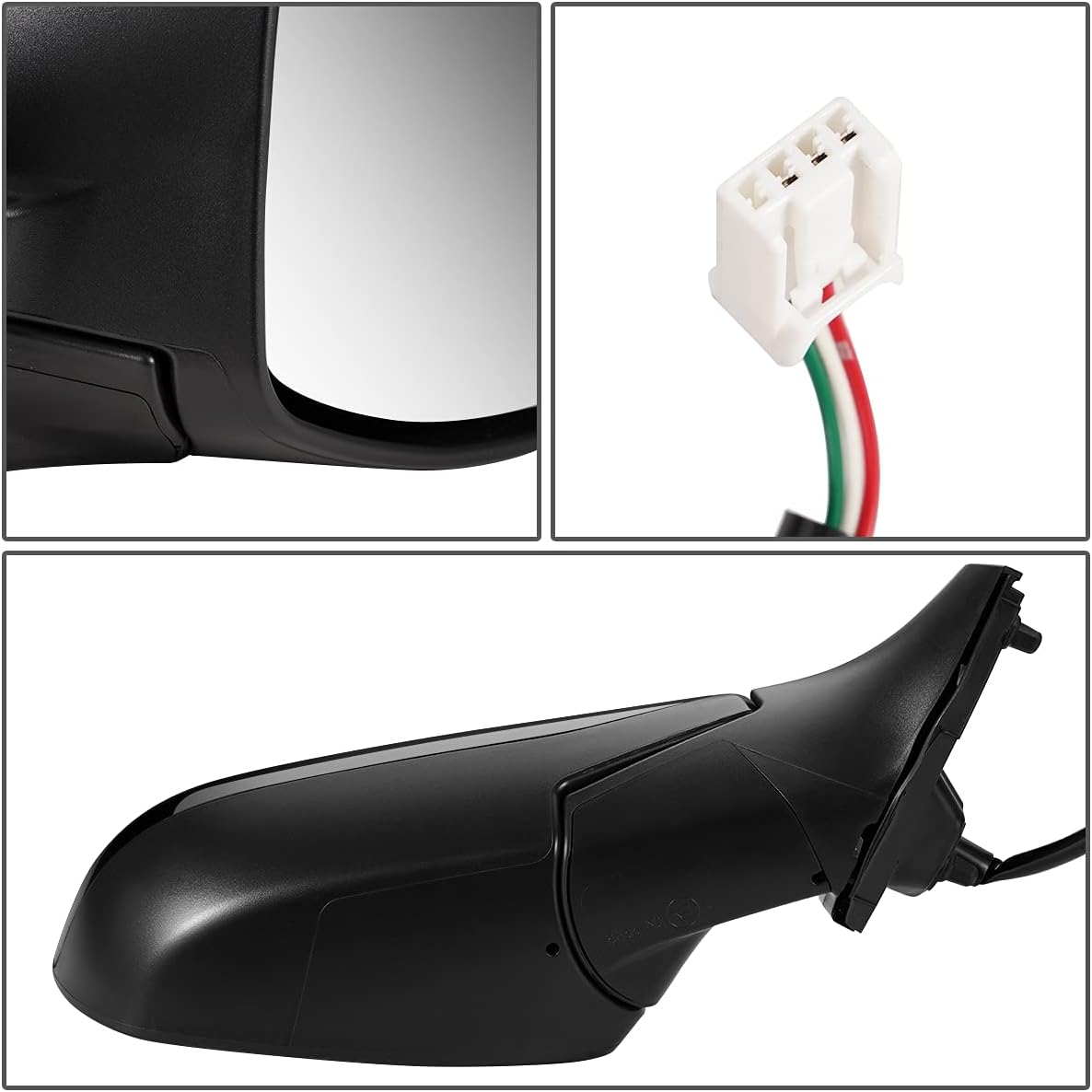 Auto Dynasty HO1321317 Factory Style Passenger Right Side Mirror - Manual Folding | Power Adjust - Compatible with Honda CR-V 17-20, Paint to Match