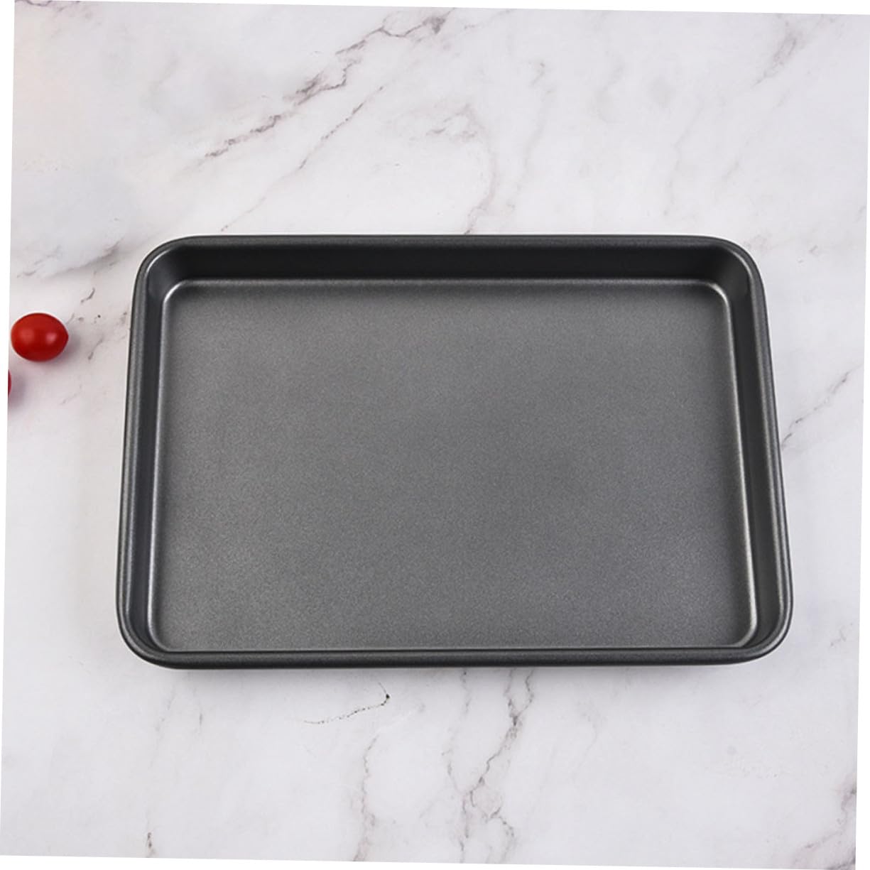 2 piezas Bandejas para Horno al Antiadherentes Rectangulares Pequeñas para Hornear Pasteles y Pan Fáciles de Limpiar y Resistentes