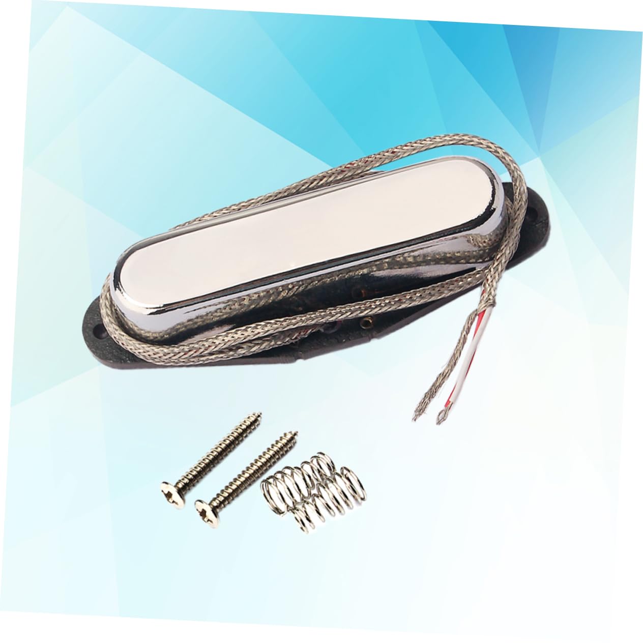 Pickup per Chitarra Elettrica Vintage Gma01 Set 5 Nero | 5 Magneti, Bobina in Fibra, Base in Rame, Sostituzione per Bassi e Strumenti Elettrici