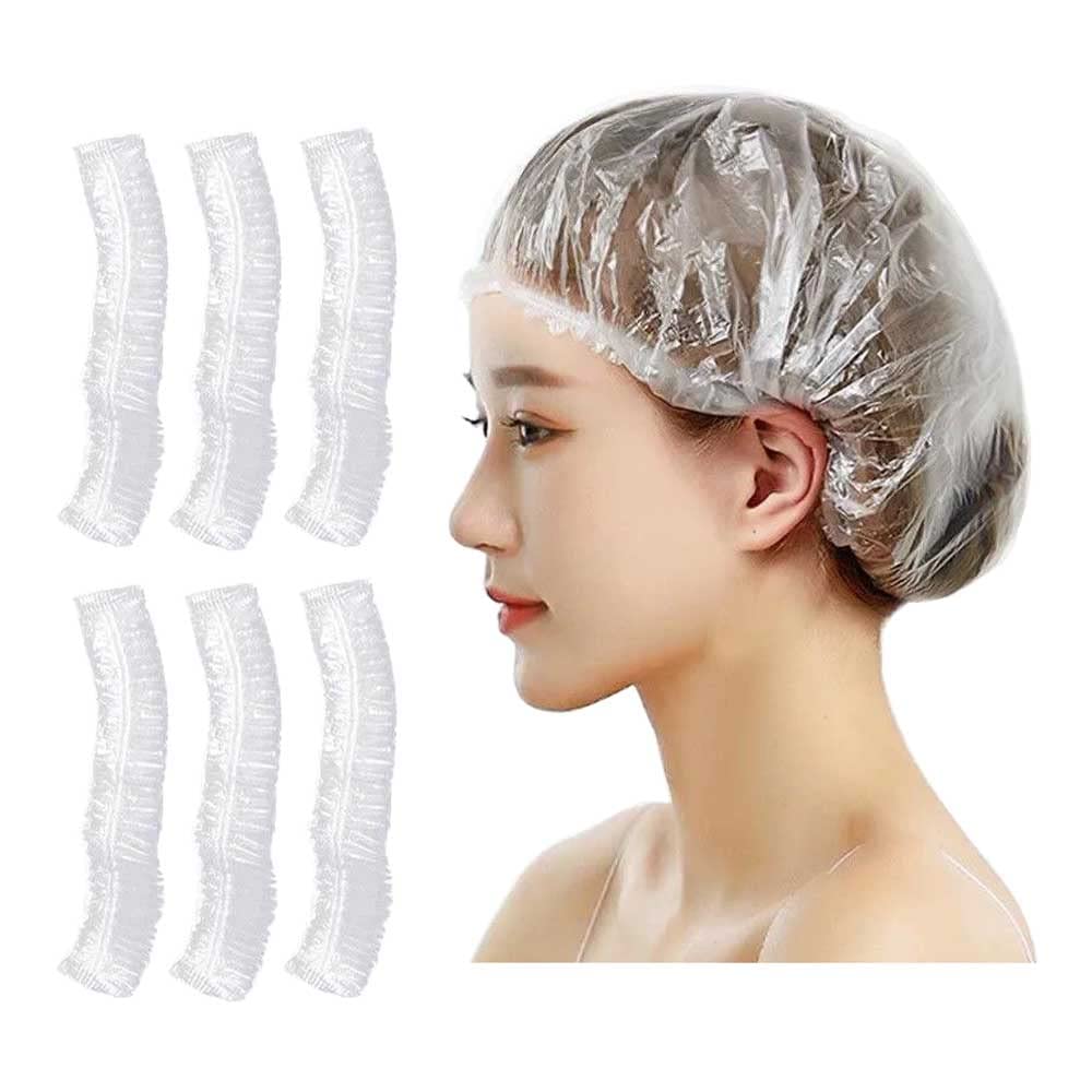 SOWUGI100PCS Disposable Shower Caps Thickening Waterproof