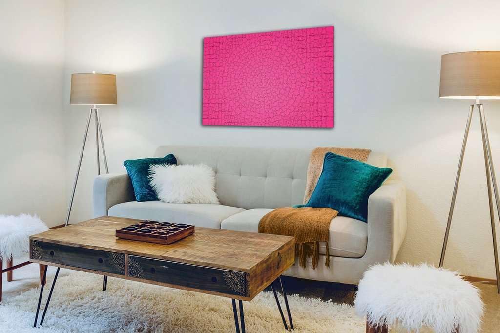 Ravensburger Krypt Pink​ 654 Piece Jigsaw Puzzle for Adults - 16564 - Every Piece is Unique, Softclick Technology Means Pieces Fit Together Perfectly