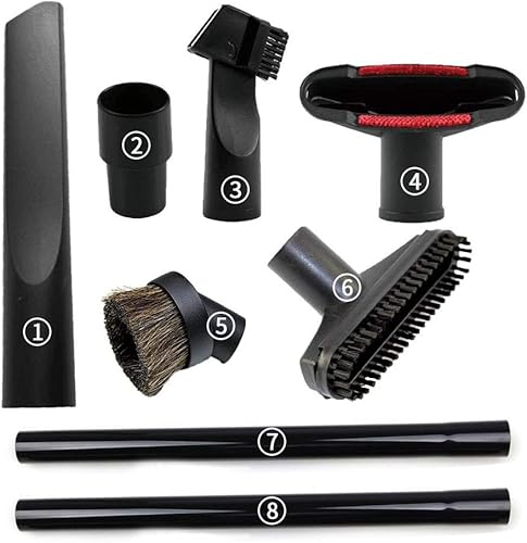 Juego de cepillos de repuesto para aspiradora en vacío (1 1/4 pulgadas)