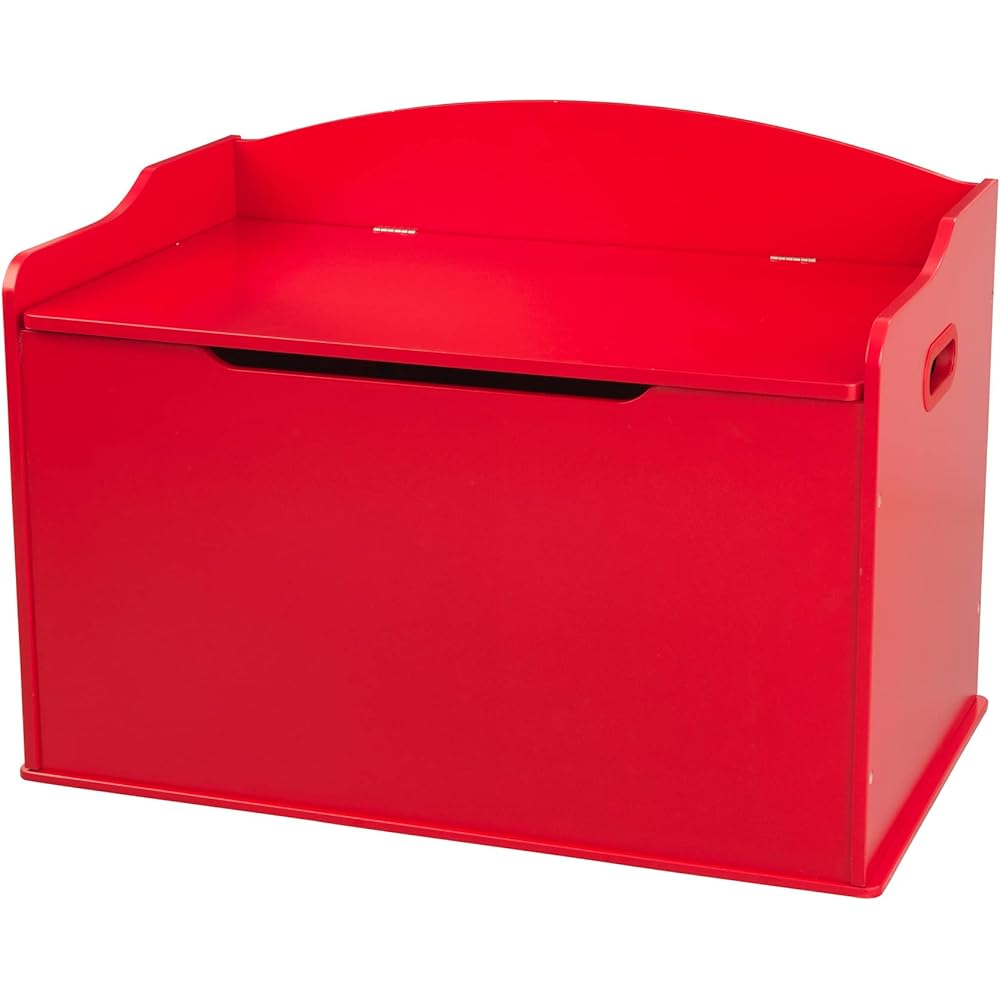 9/mo Finance KidKraft Austin Wooden Toy Box/Bench with Safety Hinged