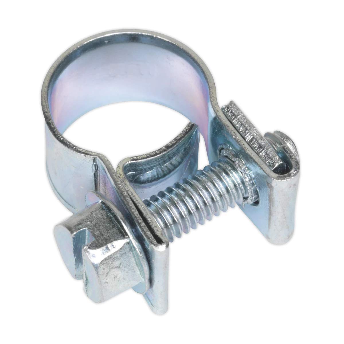 Sealey Silver Mini Hose Clip Ø9-11Mm Pack Of 30