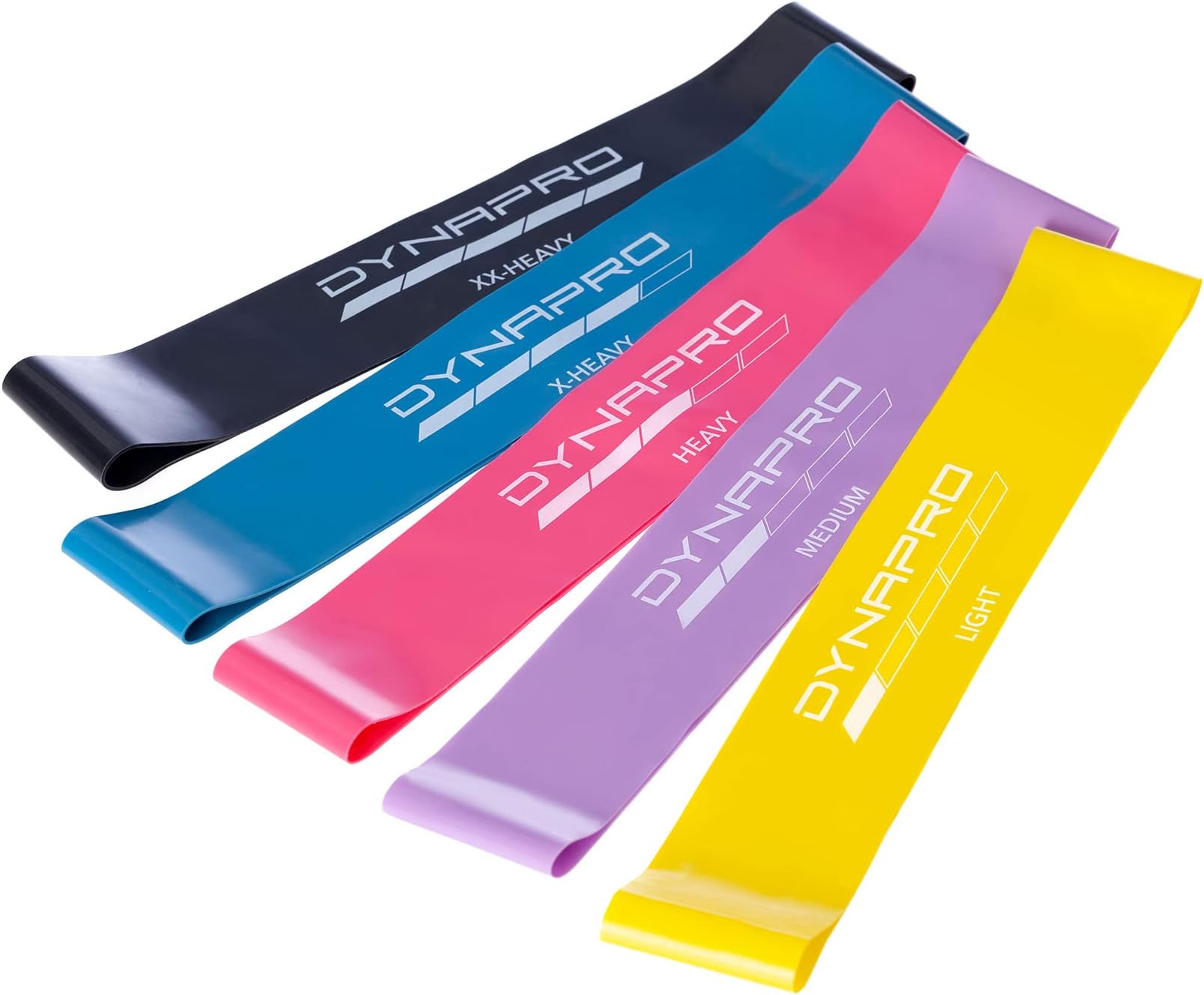DYNAPRO Resistance Bands- Mini Precision Loop Exercise Bands with 2 Size Options, Perfect for Any Home Fitness Training Program