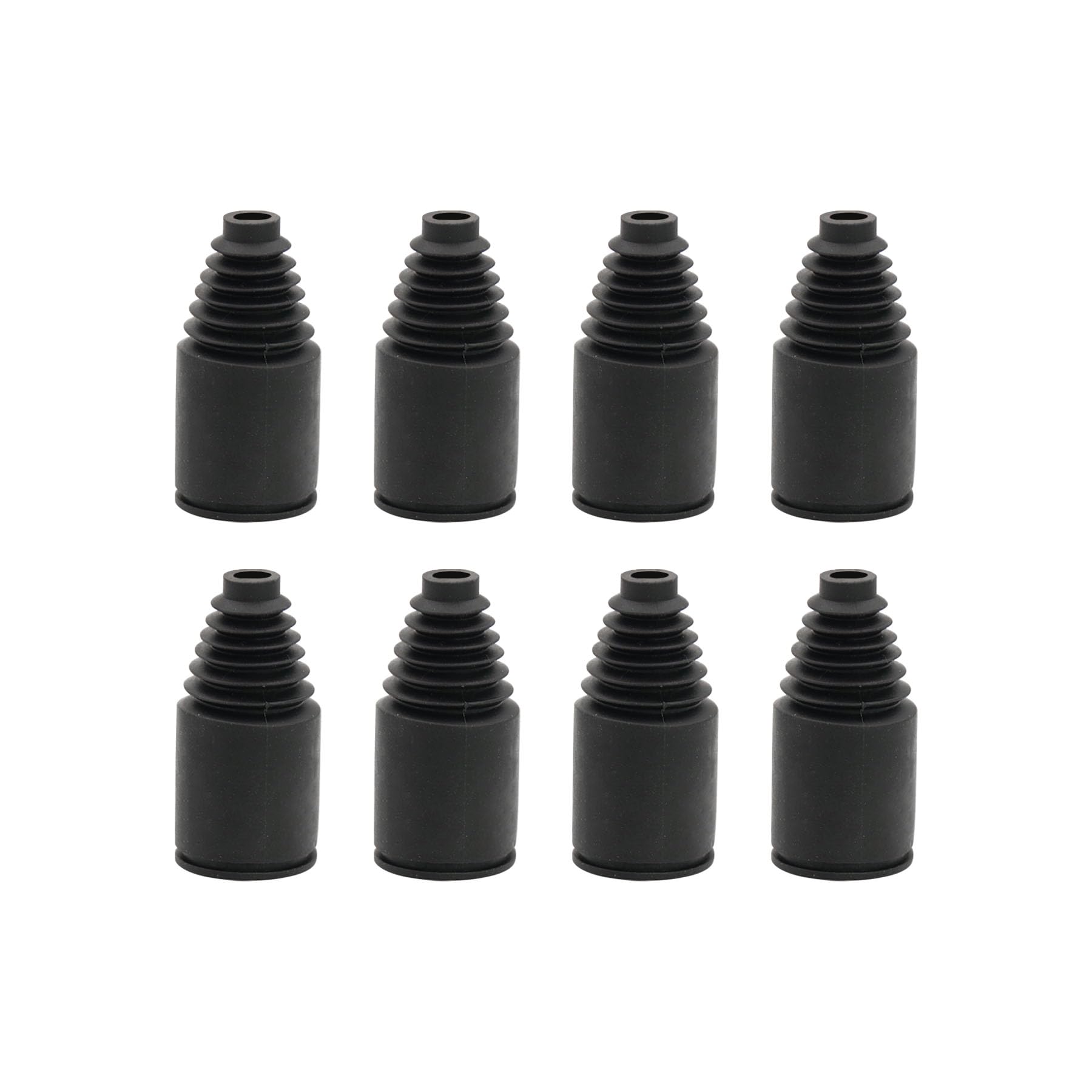 FLMLF RC Axle Boot 8PCS Quality Rubber 23 x 47mm Shock Boot Half-Shaft Dust Cover Black for 1/5 RC Remote Car Hpi Baja Rovan King Motor 5B 5T 5SC