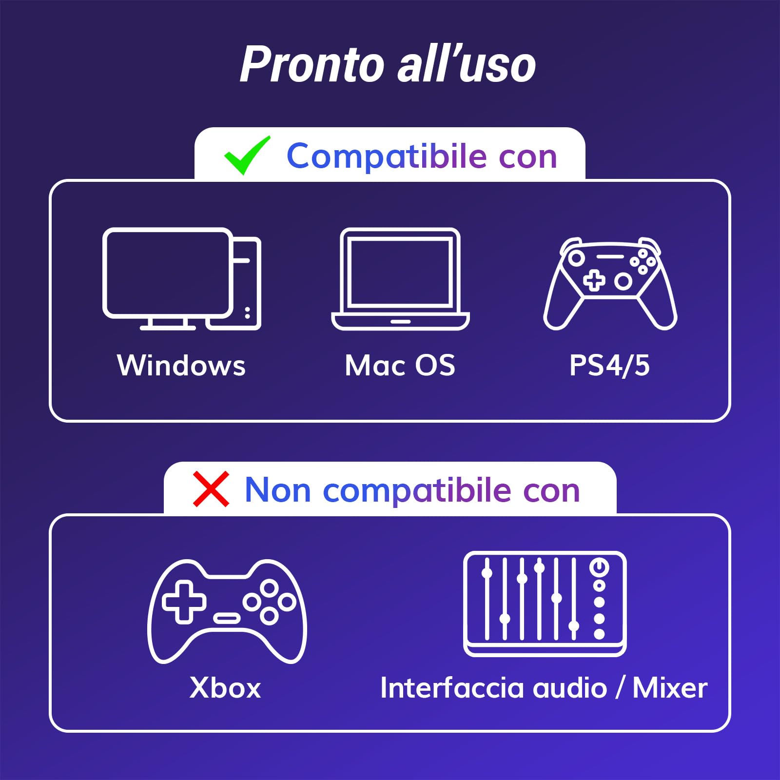TONOR Gaming Microfono TC310+, USB Microfono a Condensatore Cardioide con RGB, Braccio Regolabile