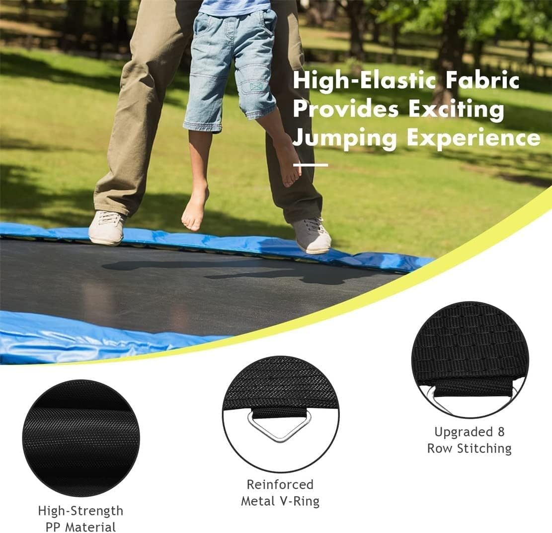 LXUKYG Replacement Trampoline Jumping Mat High-Elastic PP Trampoline Mat for Round Frame for Round Trampoline Accessories