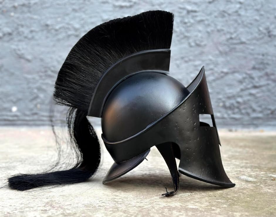Casque médiéval spartiate robuste pour armure historique sans compromis