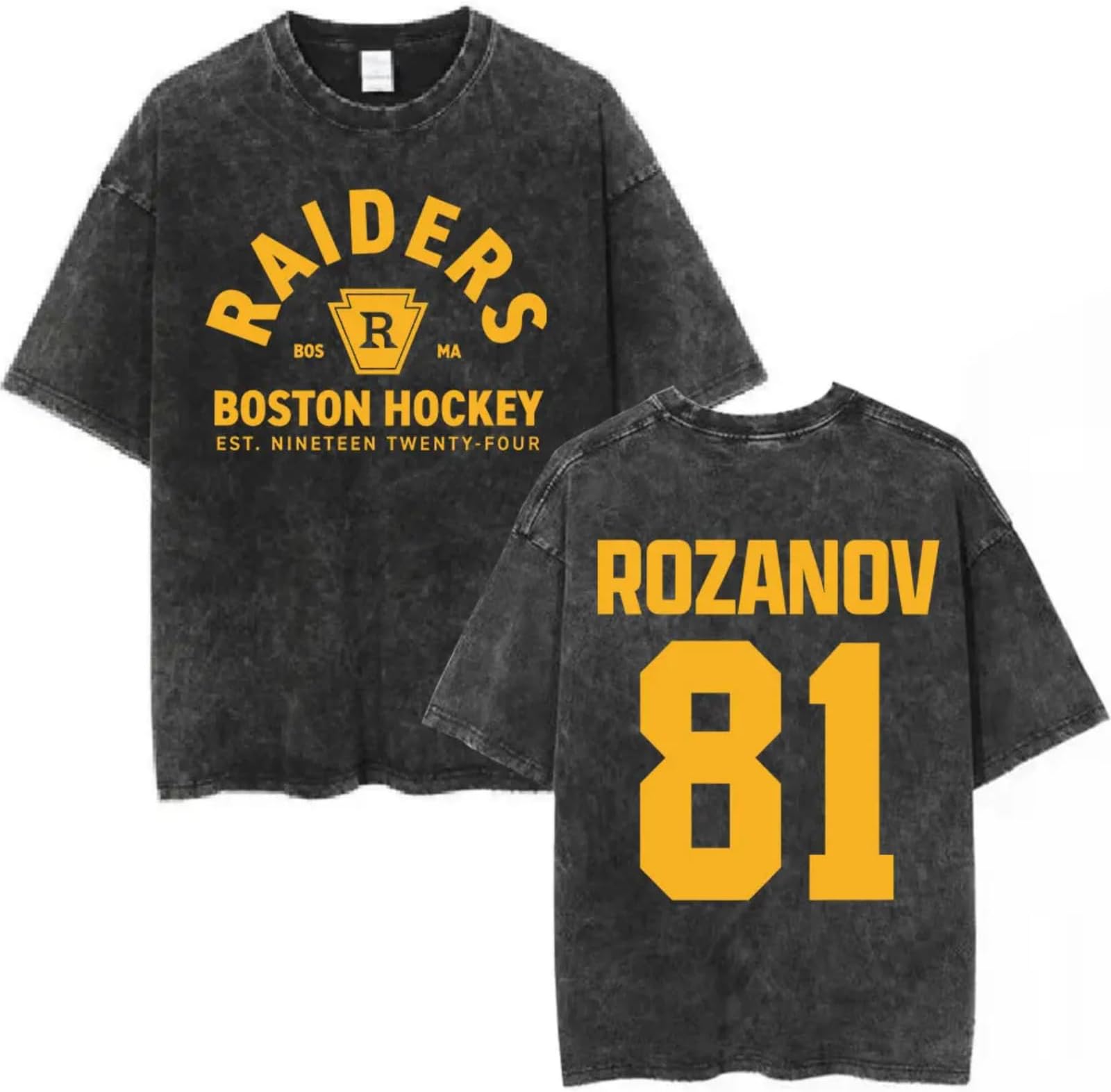 Heated Rivalry Merch T-Shirt Rozanov Hollander 24 81 Pattern Print Short Sleeve Men's & Women's Retro Washed Cotton Top Hip Hop Plus Size Vest XS~3XL