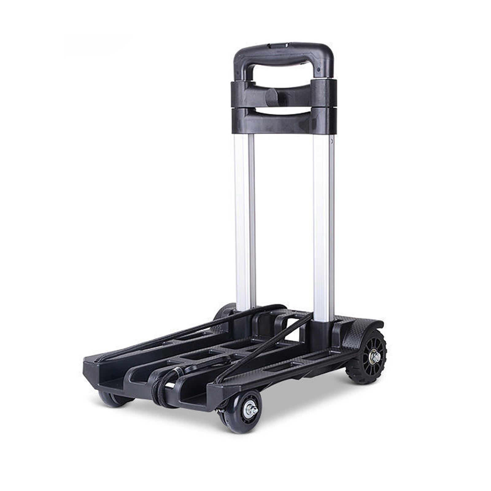 Carrello per Bagagli da Viaggio da Viaggio 4 Ruote Pieghevole Compatto Zaino Leggero Carrello per Bagagli rotolanti per Borse, portatori di Animali Domestici,