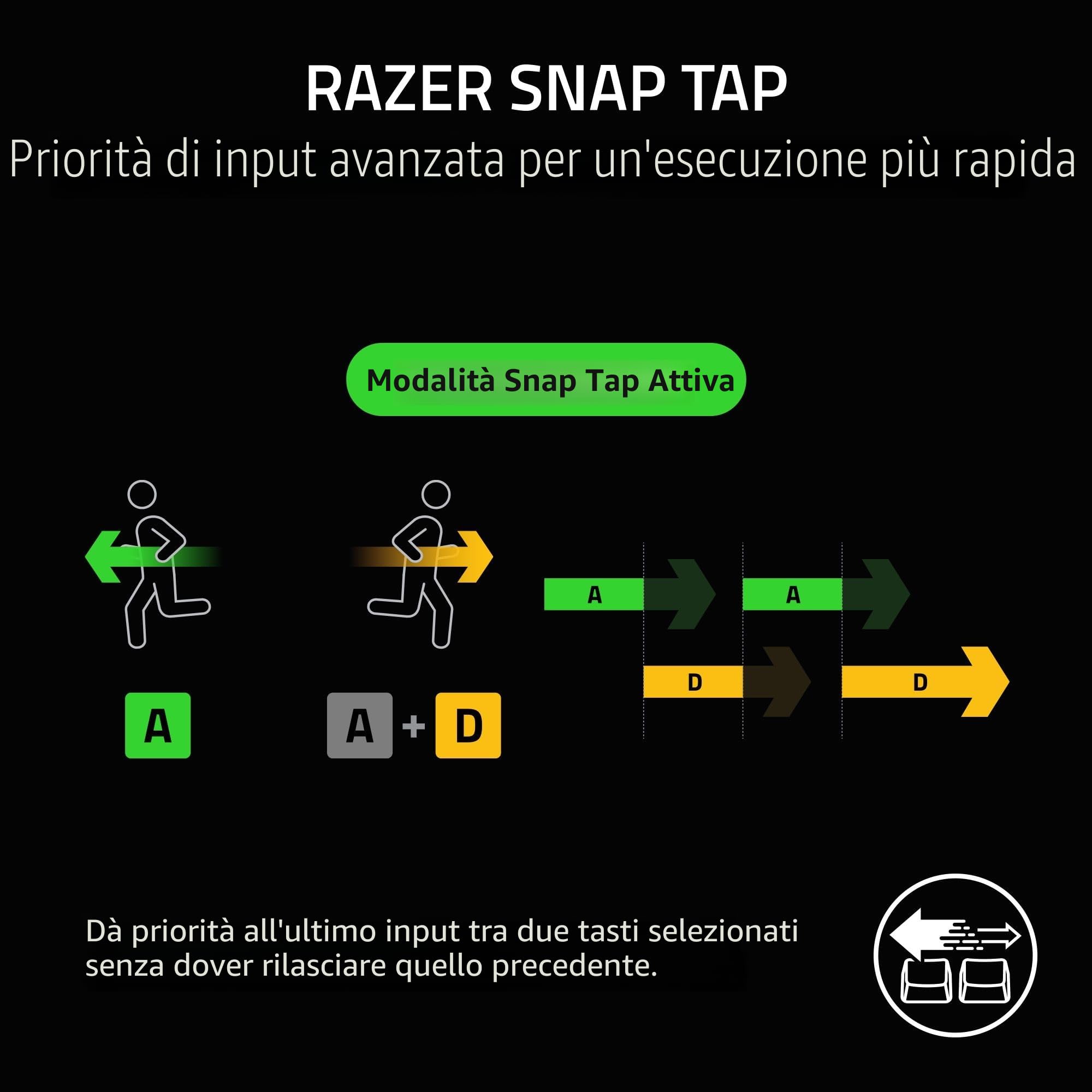 Razer BlackWidow V3 Tenkeyless TKL Tastiera da gioco meccanica: interruttori meccanici gialli - lineare e silenziosa - Illuminazione RGB chroma - Fattore di forma compatta - Macro programmabili -