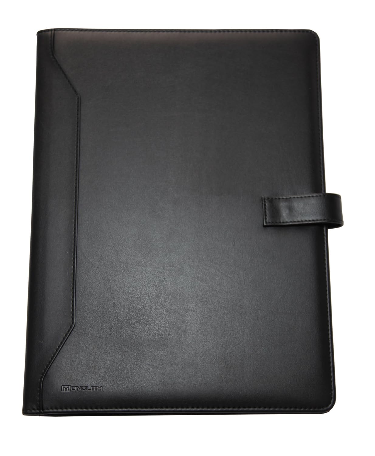 Masters Monolith 2900 Leather Look Pu Conference Folder With A4 PadBlack