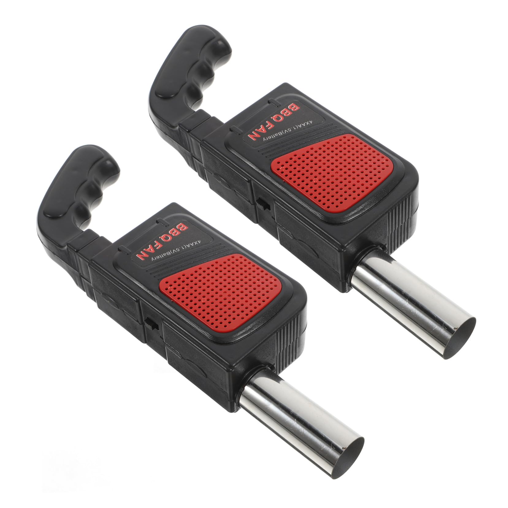 NUOBESTY 2 pezzi Soffiatore Elettrico Portatile per Bbq Batteria Soffiatore Mano per Accensione Fiamma Compatto e Facile da Usare per Picnic Campeggio e Grigliate Outdoor