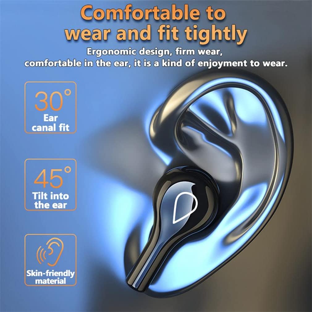 TWS Bluetooth 5.2 Earphones Wireless Earbuds Headphones Noise Cancelling Smart Touch in Ear Waterproof Headset with USB-C 2000Mah Charging Box