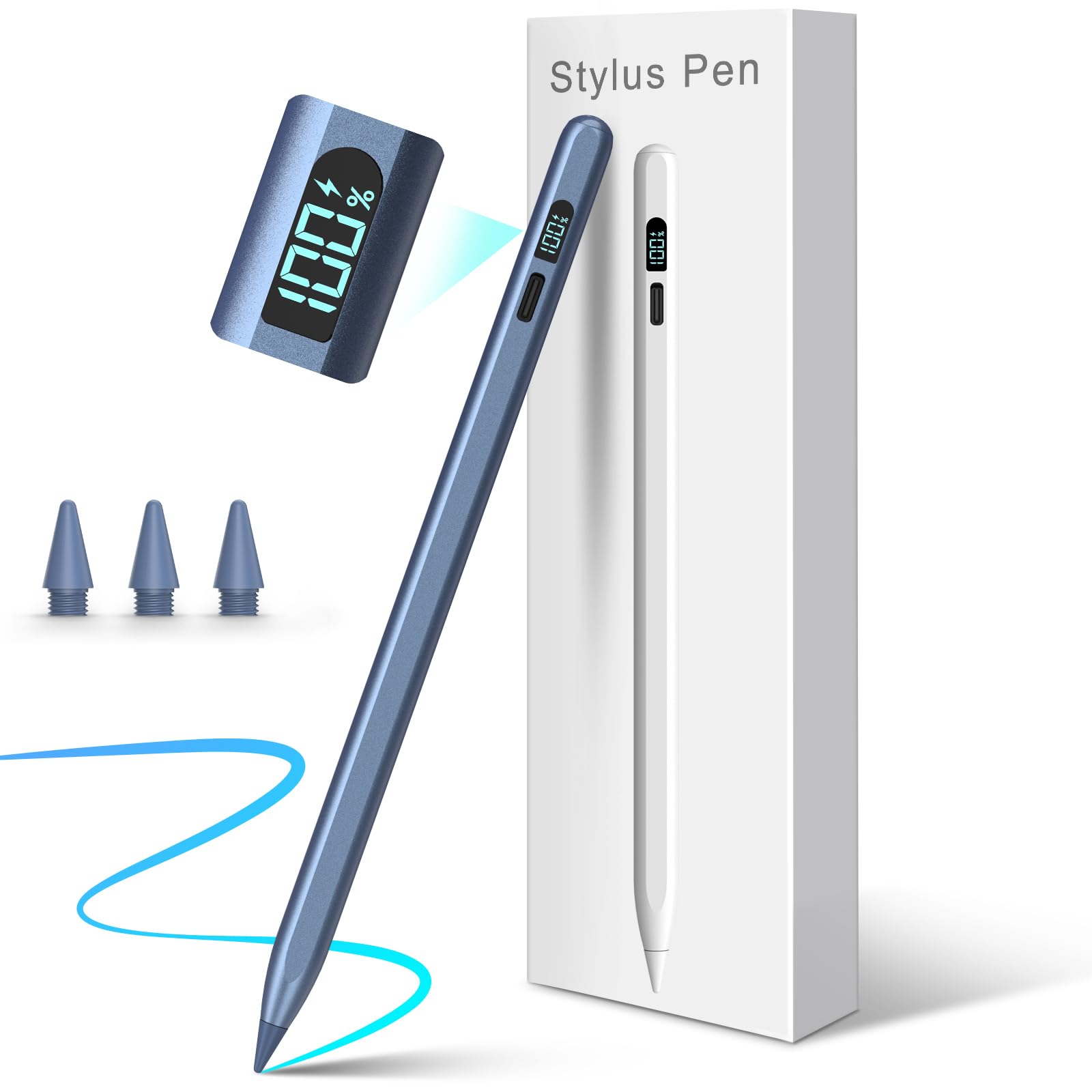 Amazon | 【LED電量表示・15分急速充電】ipadペンシル Mixoo