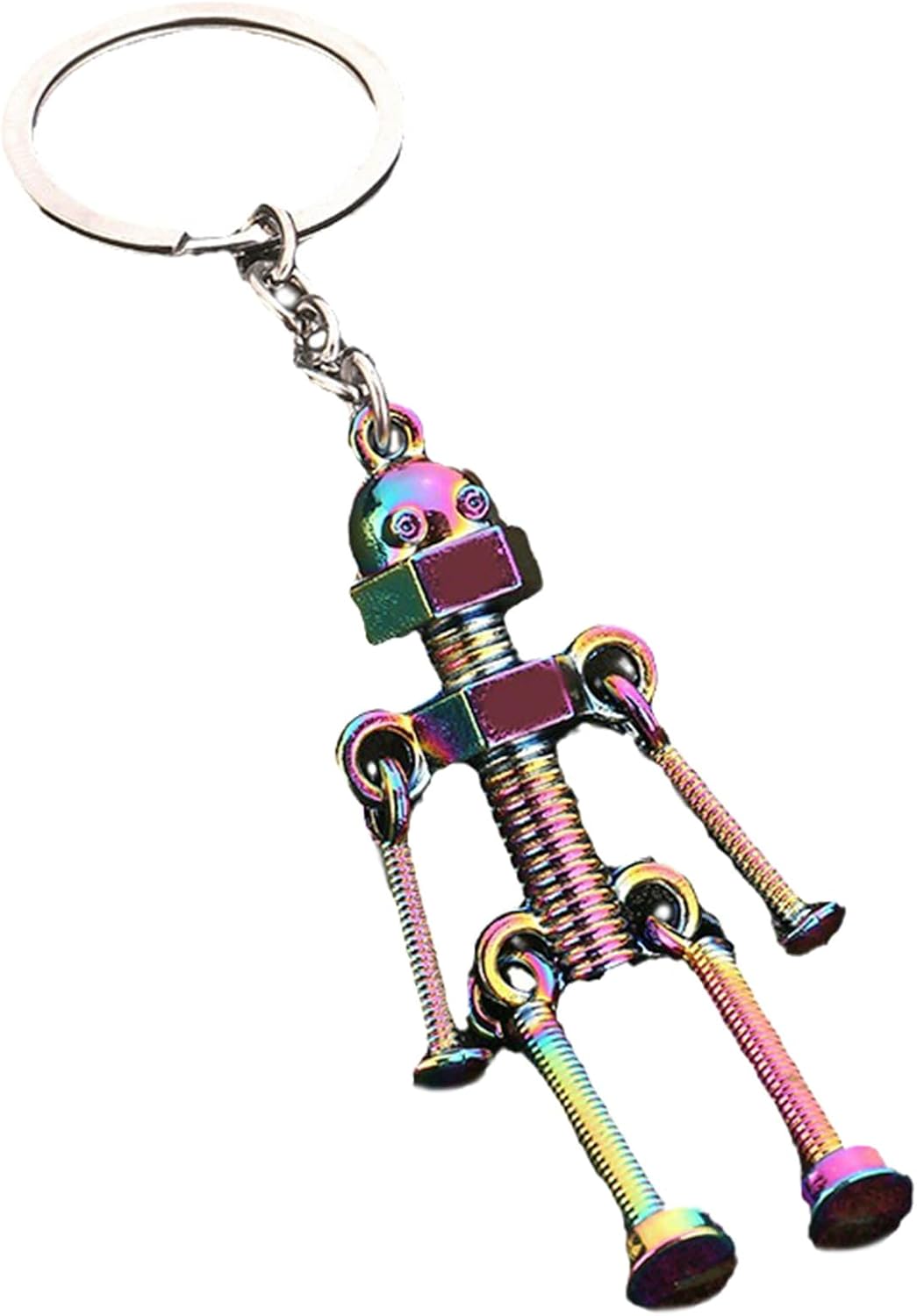 Robot Keychain Car Holder Movable Joint