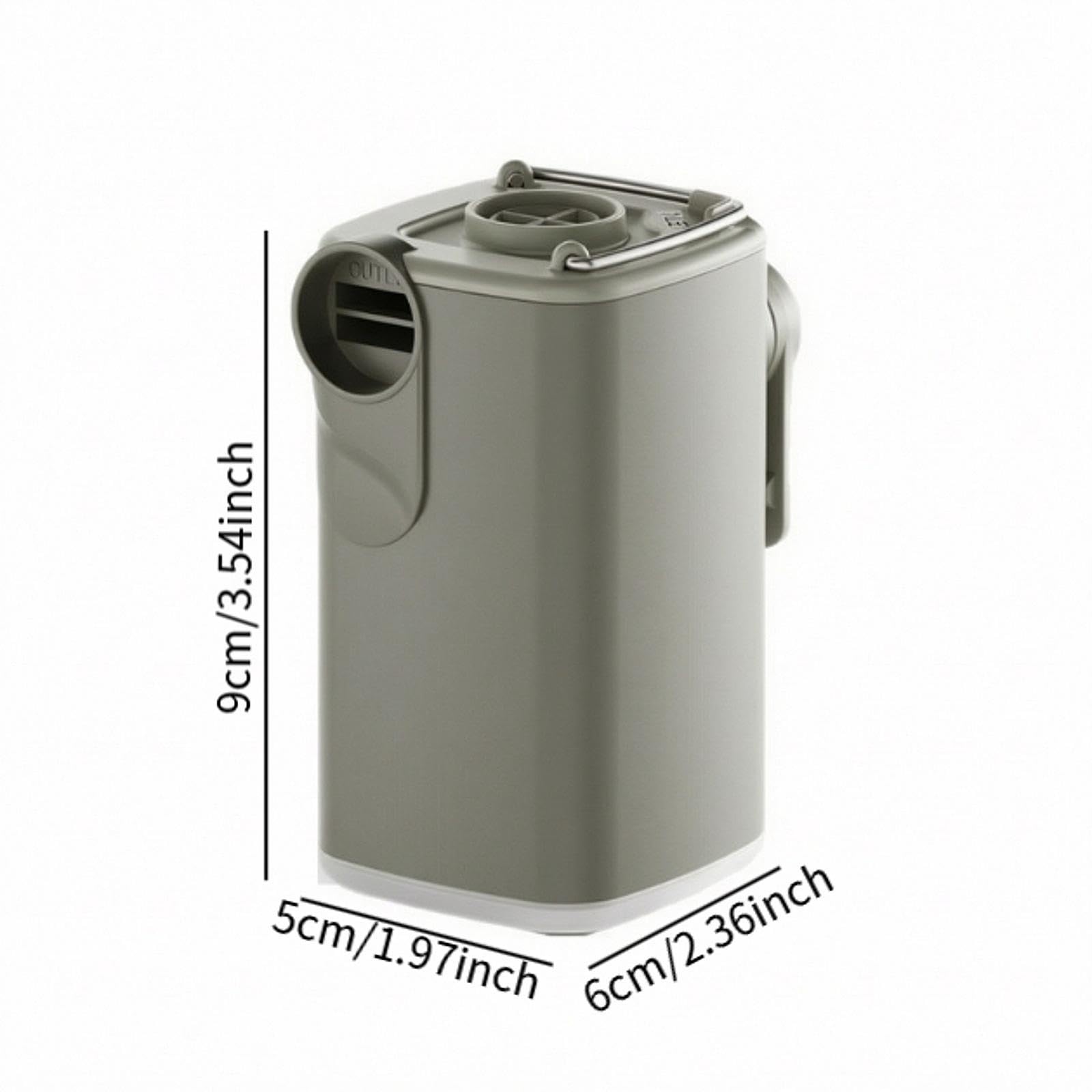 Amagogo Pompa Ad Elettrica, Pompa per Gonfiaggio E Sgonfiaggio, Pompa Compatta Multifunzione Ricaricabile Tramite USB con Luce, Piccolo Gonfiatore per Sa