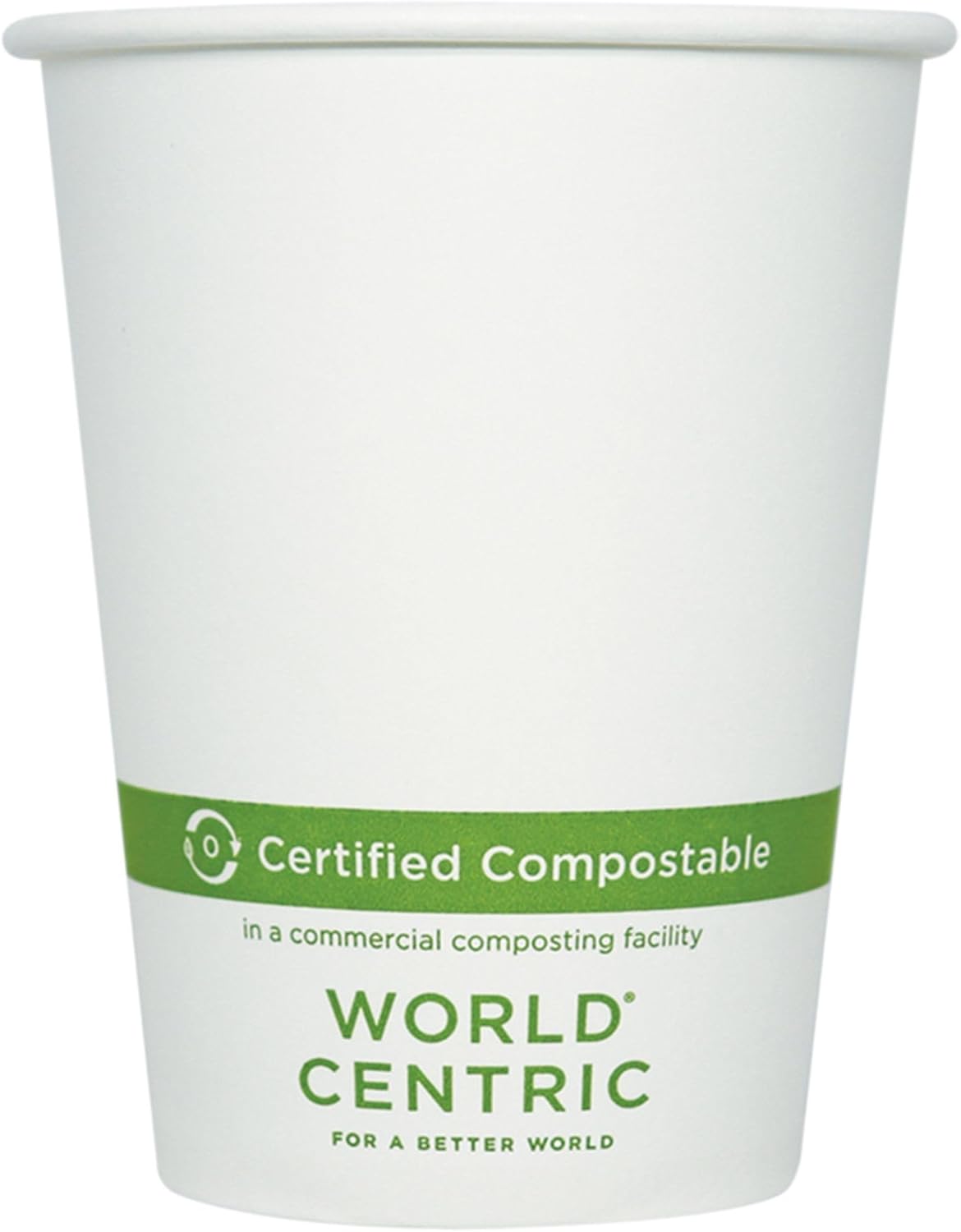 World Centric Compostable Cups 12 oz - Paper Hot Cups Made from Plants - 200 Pack - Amazon product rated Grade B