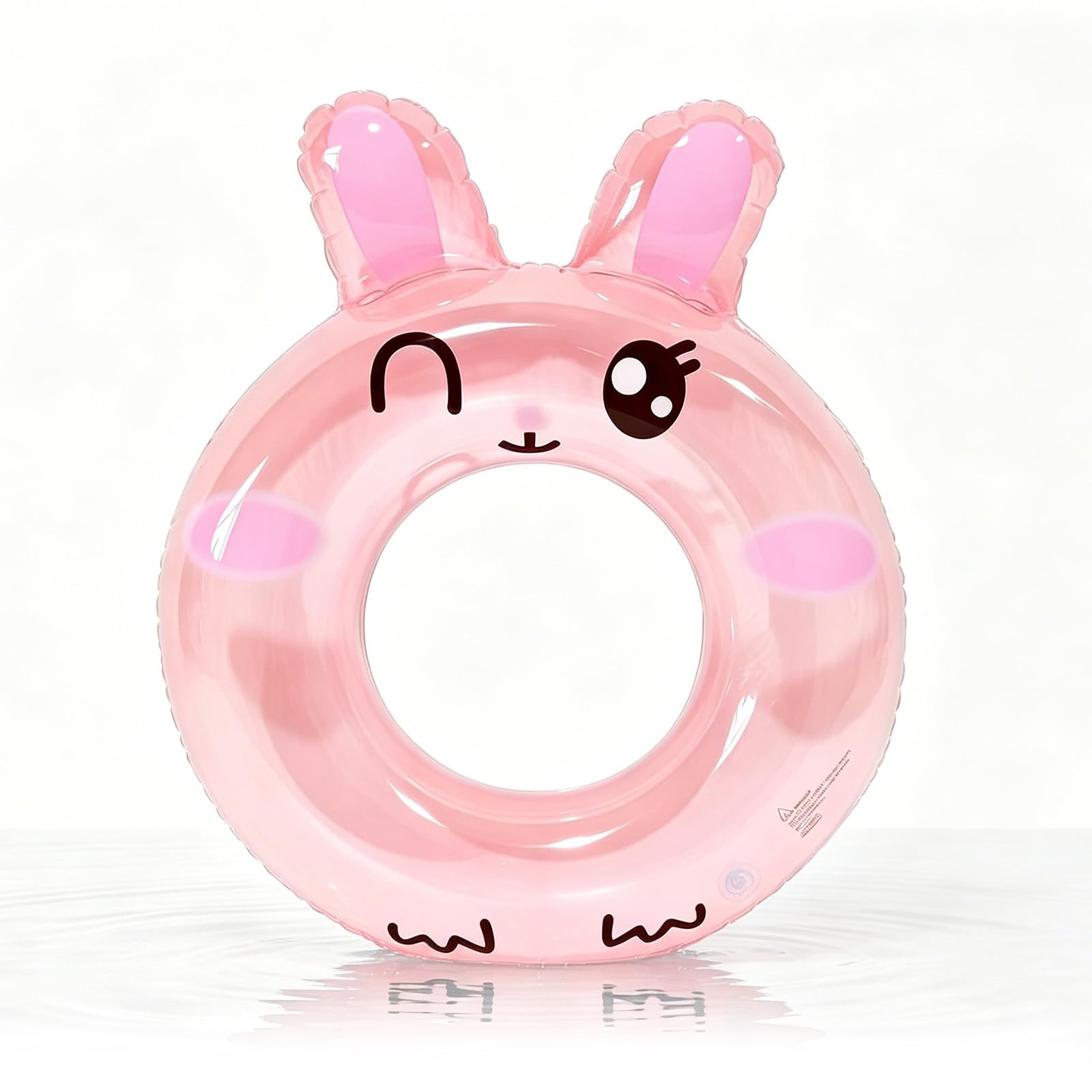 Swimming Ring Inflatable Rubber Rings for Kids, 60cm Animals Inflatable Pool Ring Floaties for Kid 3-6 Year, Rabbit Swim Rings Water Float Inflatables Pool Floats for Boy Girl Beach Summer Water Party