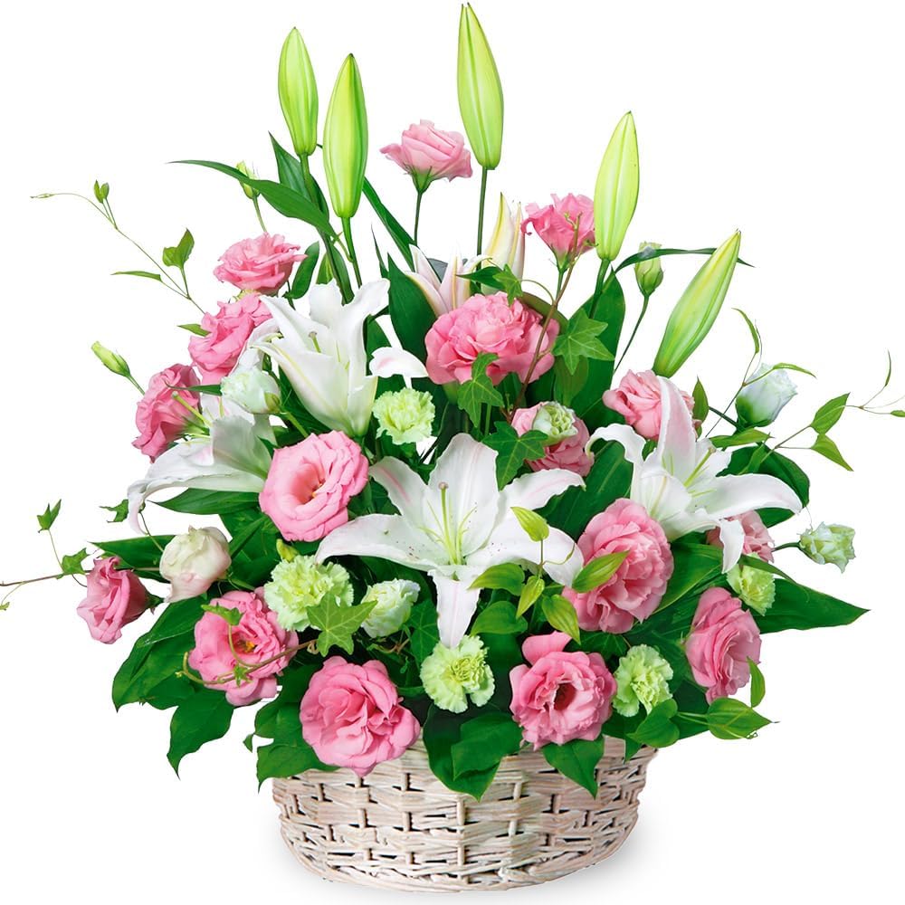 仏花 御供え花 造花 トルコキキョウアレンジ フラワーガーデン お供え