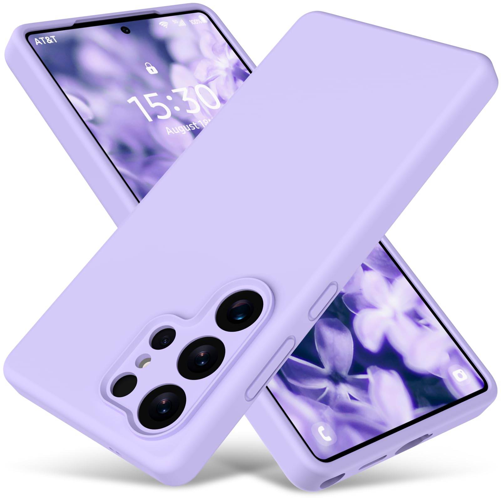 Varikke for Samsung Galaxy S25 Ultra Case, Liquid Silicone Upgrade [Camera Protection] [Anti-Scratch Microfiber Lining] Slim Soft Touch Gel Rubber