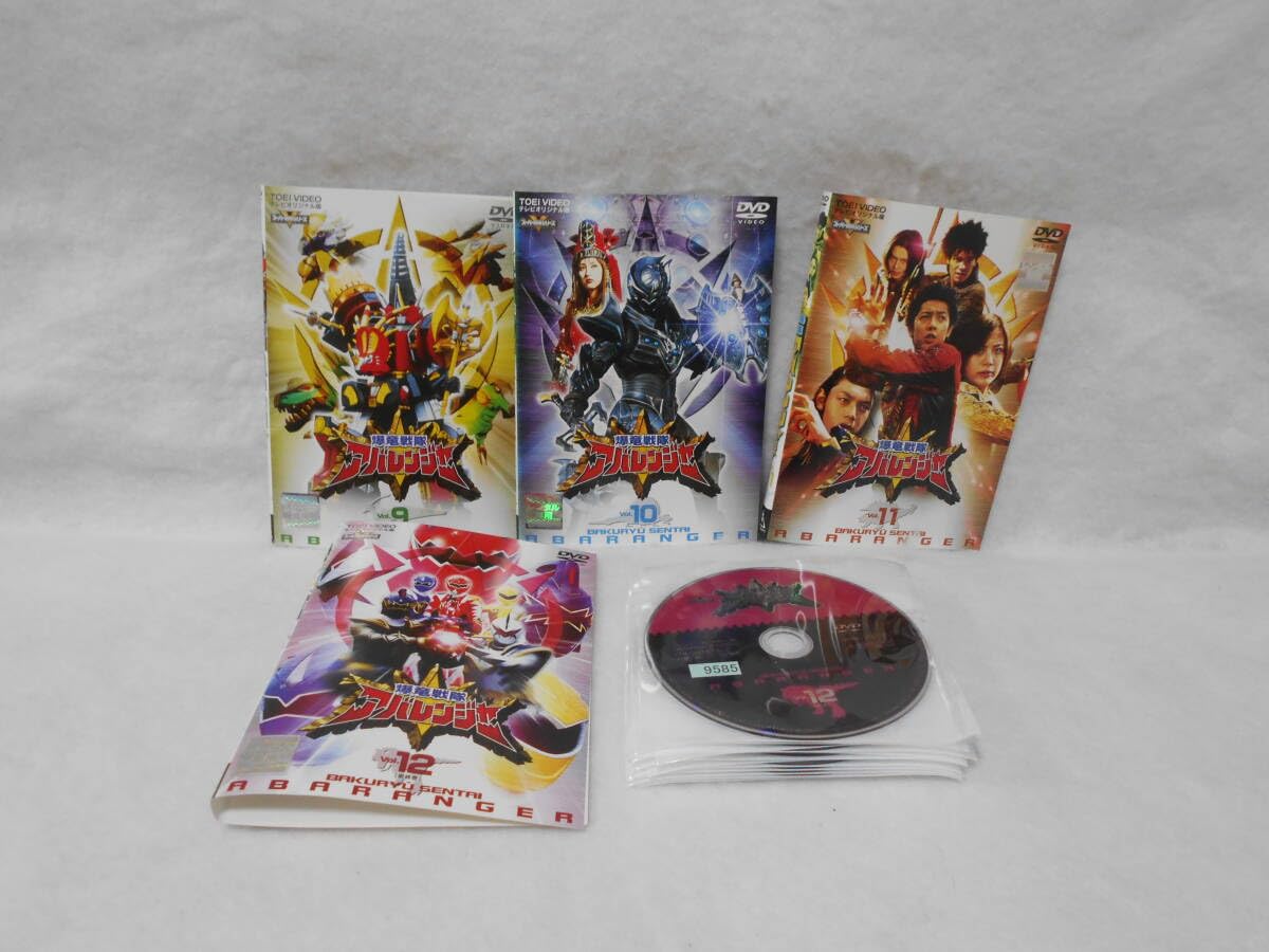 Amazon.co.jp: レンタルDVD 爆竜戦隊アバレンジャー 全12巻 ＜40