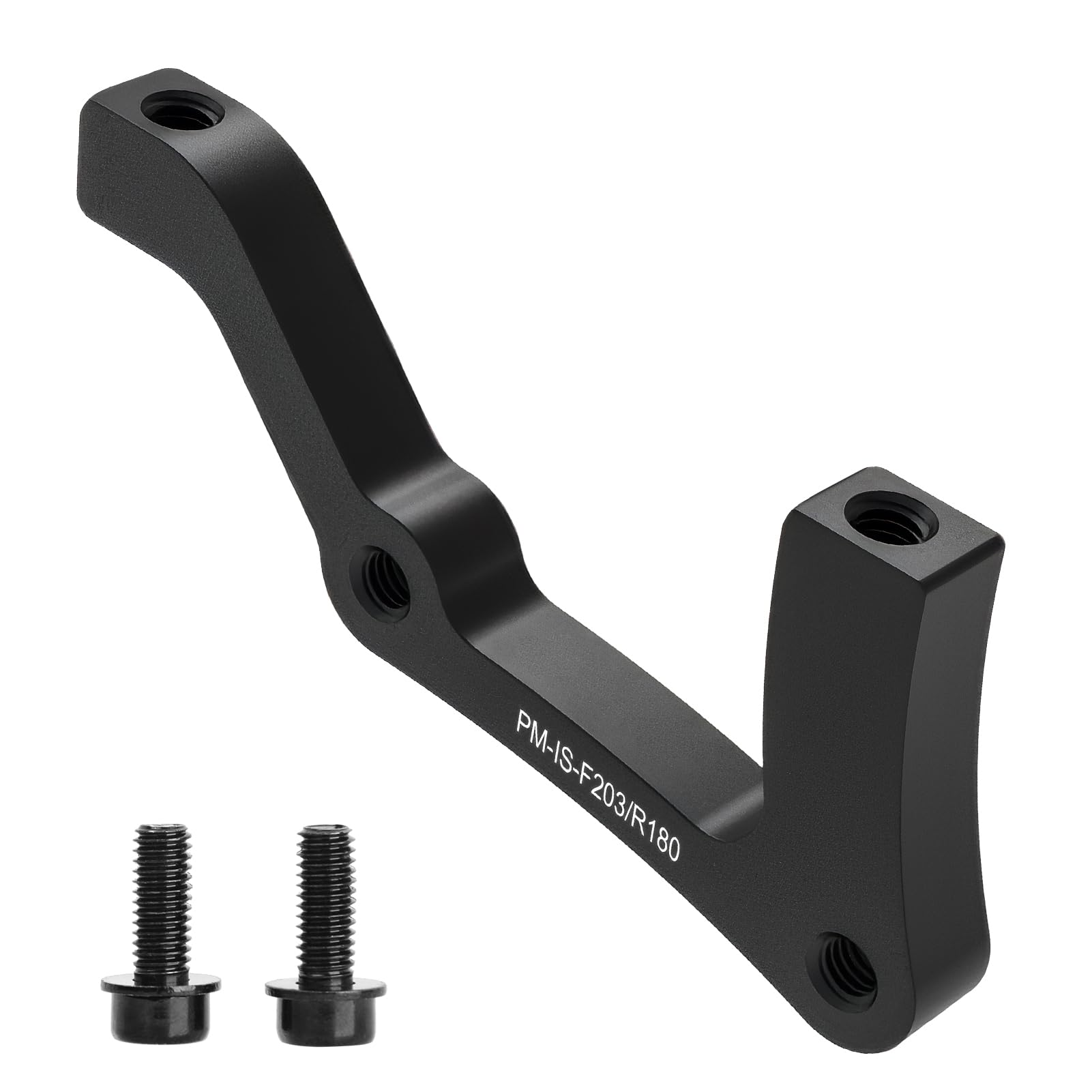 RTDHO Disc Brake Adapter for Mountain Bike,Post Front 203mm Rear 180mm Mount Adapters for 160mm 180mm 203mm 140mm Disc Brake Rotor,Front Rear Mounting Bracket Black