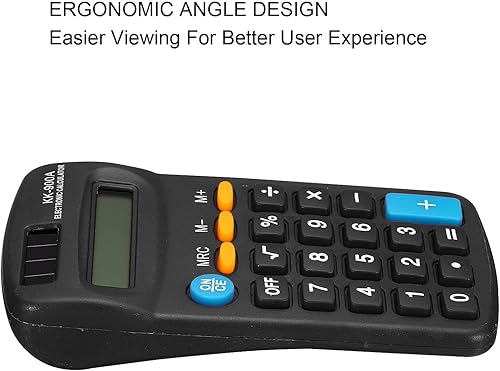 Miniatura 5 de PATIKIL Calculadora de bolsillo pequeño calculadora de mano básica de 8 dígitos pantalla LCD de cuatro funciones funciona con pilas para escritorio