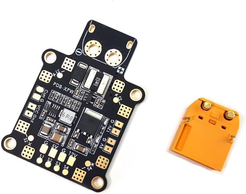 Acrotor Thriverline Matek PDB Board Power Distribution Board PDB-XPW 140A & Dual BEC 5V/2A 12V/0.5A for X Type Frame FPV Racing Drone (PDB Board)