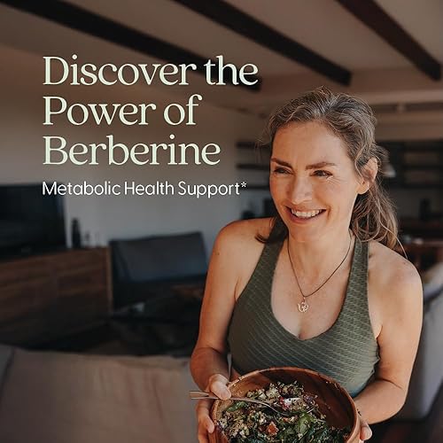 Miniatura 2 de New Chapter Suplemento de berberina  Berberina superpotente 1000 mg, 30 veces extracto concentrado de agracejo indio para apoyar la salud metabólica
