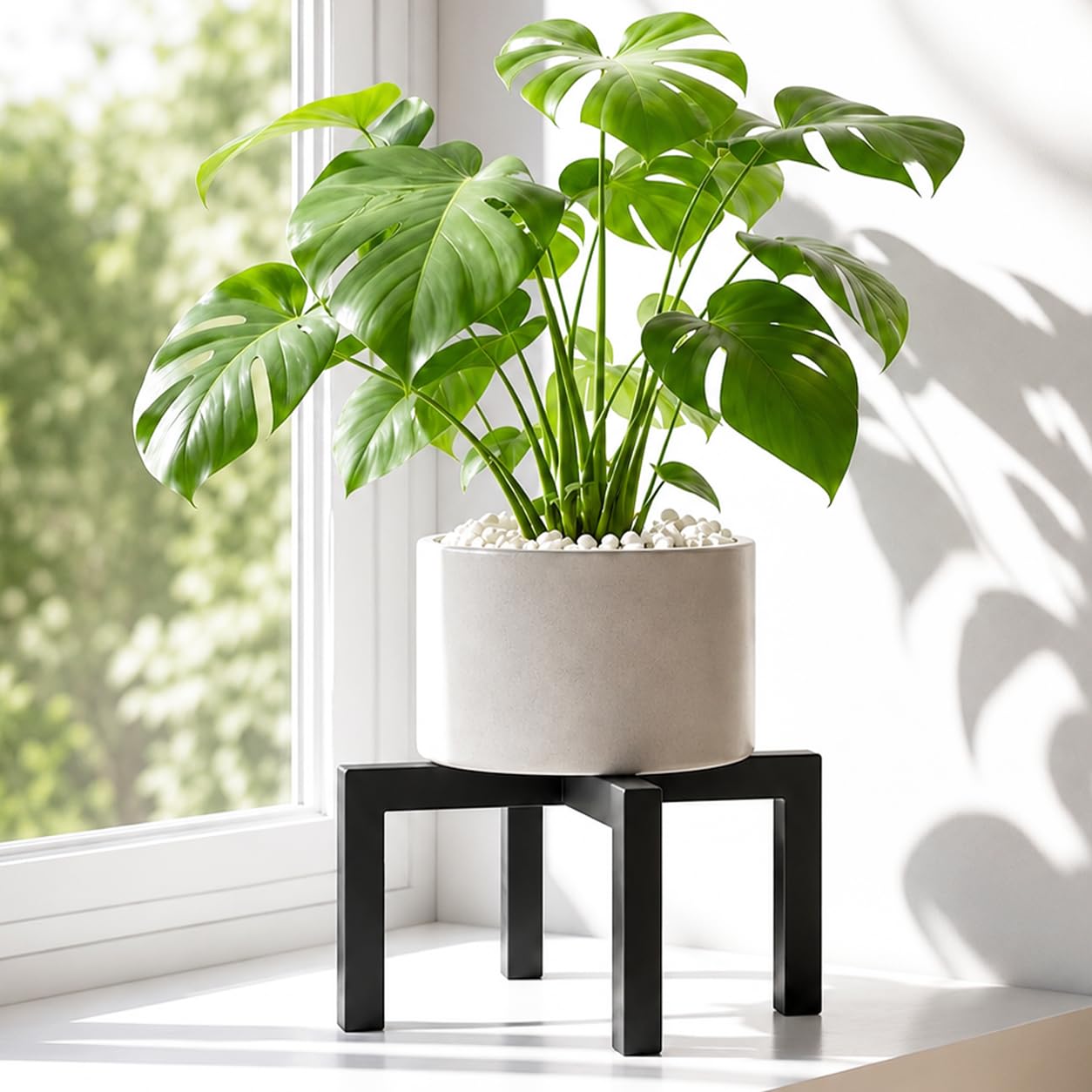 Plant Stand Outdoor Indoor for 5-12inch Pots Flower Holder Riser Plant Pot Stand