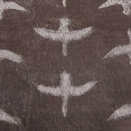 Image of Eddie Bauer - Throw Blanket, Ultra-Soft & Embossed Plush Bedding, Blanket for Couch & Bed (Geese Dark Brown, 50 inch x 70 inch)